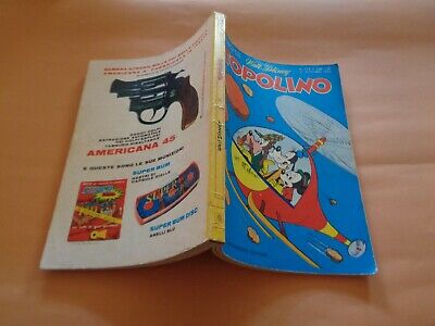 Topolino N° 774 Originale Mondadori Disney Buono 1970 Bollini