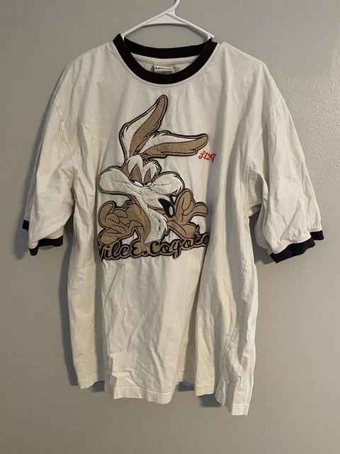 VINTAGE LOT29 LOONEY Tunes Wile E. Coyote Tee Cartoon Sz. XL $39.99