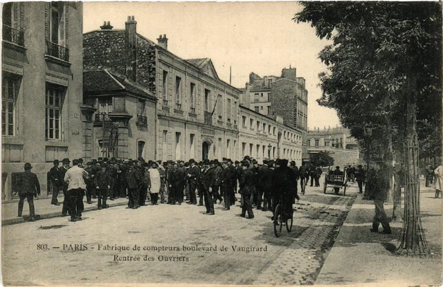 CPA PARIS (15th) Fabrique des counteurs Boulevard de Vaugirard. de (536895)