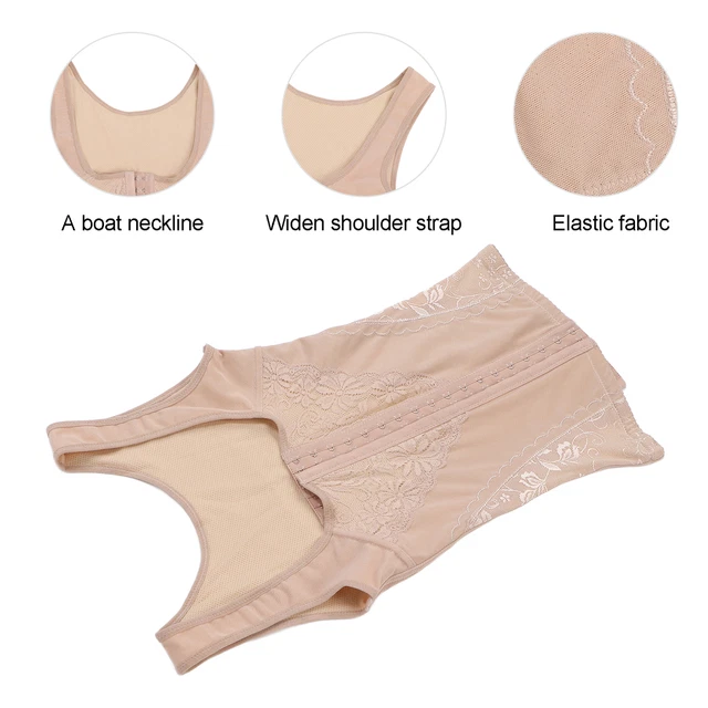 S CORSET BODYSHAPER Waist Slimming Body Shaping Front Closure Tank Top