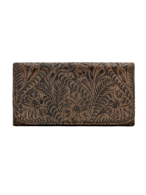 American West 6683282 Annies Secret Collection Ladies Tri-fold Wallet