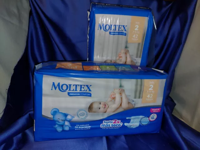 Moltex Premium Comfort Windeln Größe 2 (3-6 kg) - 84 Windeln