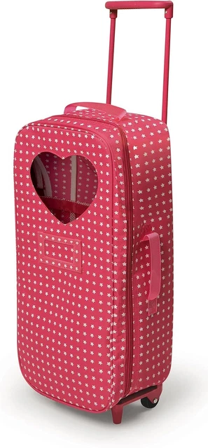Badger Basket Toy Doll Travel Trolley and Carrier with Bed Bedding for...
