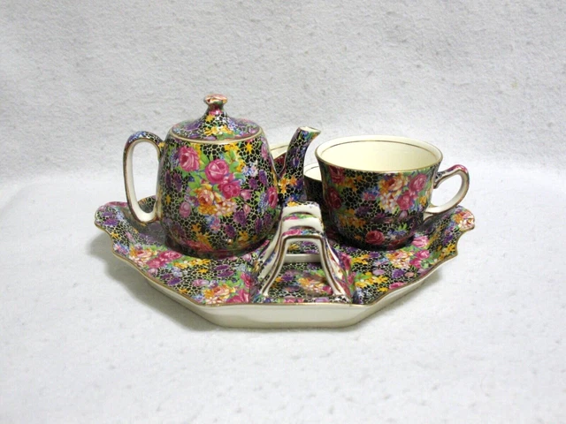 Royal Winton Grimwades  Hazel  Chintz 6-Piece Breakfast Tea Set 2