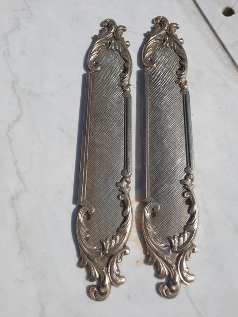 PLAQUES DE PORTE anciennes, en laiton EUR 24,00 - PicClick FR