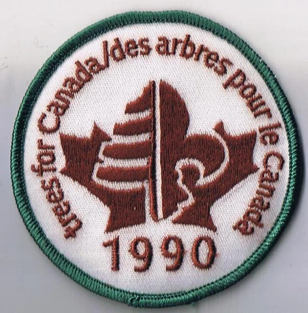 Scouts Canada Patch Trees For Canada 1990
