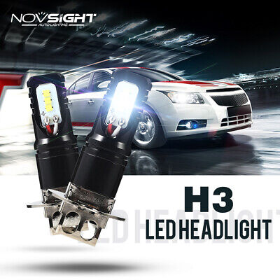 Nighteye COPPIA h3 160w LED Nebbia fanali auto fog light pere 6500k Bianco de 