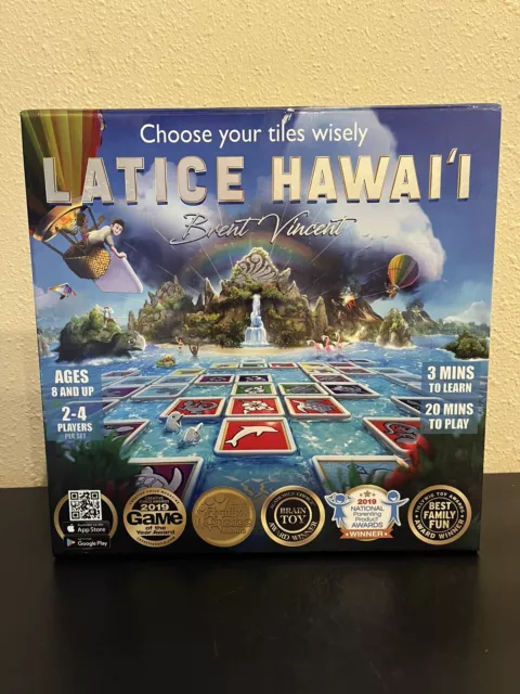 NEW Latice Hawaii Strategy Board Game - 2019 Multi-Award-Winning Fun Family  Game