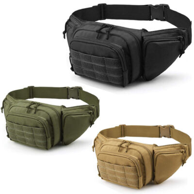Sac Banane Tactique étui Pistolet - Outdoor, Chasse, Airsoft - Nylon Multicouche