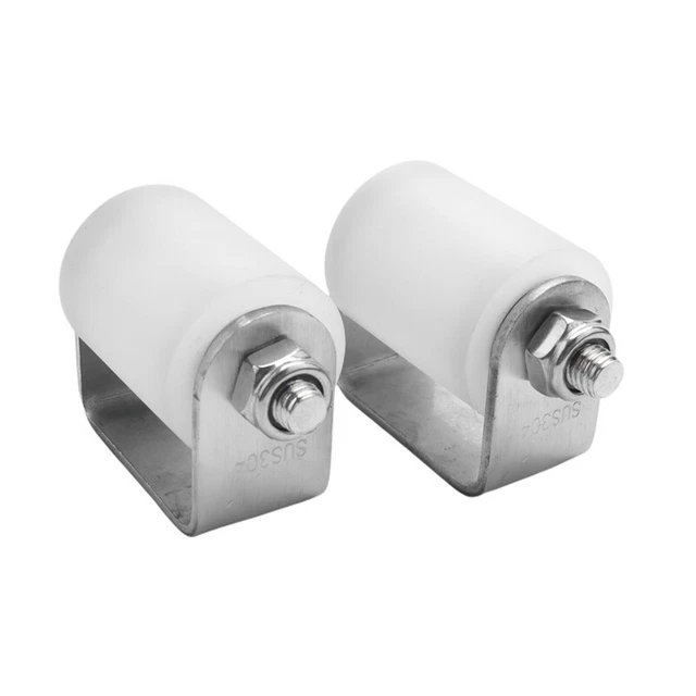 2Pcs Slide Gate Guide Roller 3 Inches Hard Nylon Sliding Rolling Gates4147
