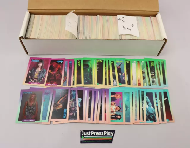 800+ 1991 Brockum Rock Cards Full Set, Sticker Set & Dupes Grateful Dead+