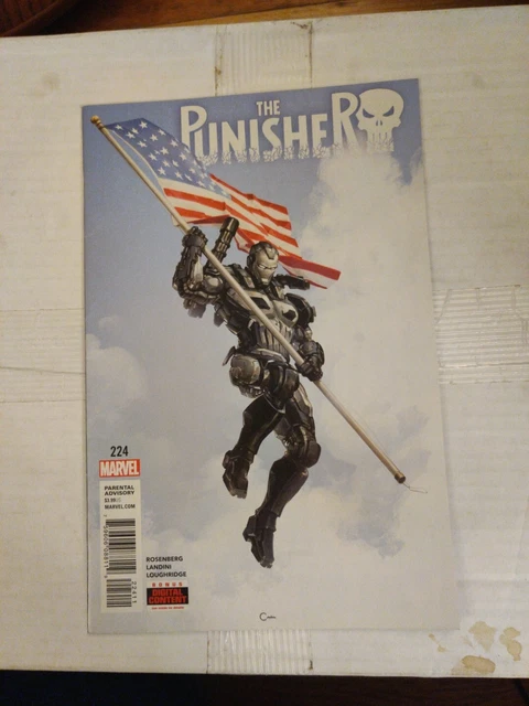 Punisher #224 Crain Cover - Marvel Comics 2018