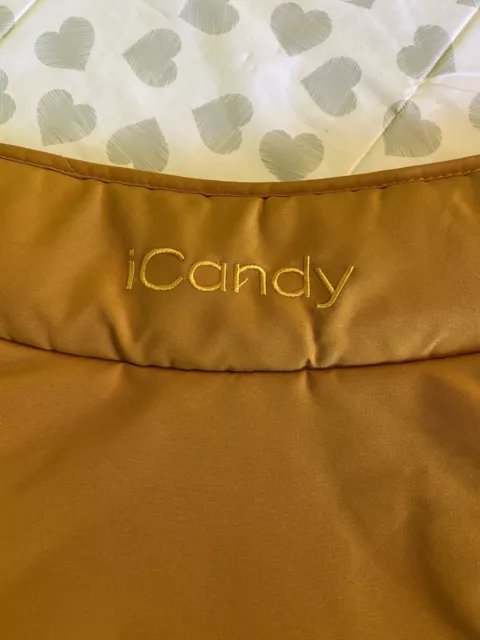 iCandy Erdbeere 2 Carrycot Schürze - senfgelb 2