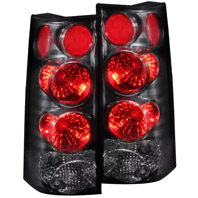 211090 Anzo Tail Lights Lamps Set of 2 Driver & Passenger Side for Chevy Pair