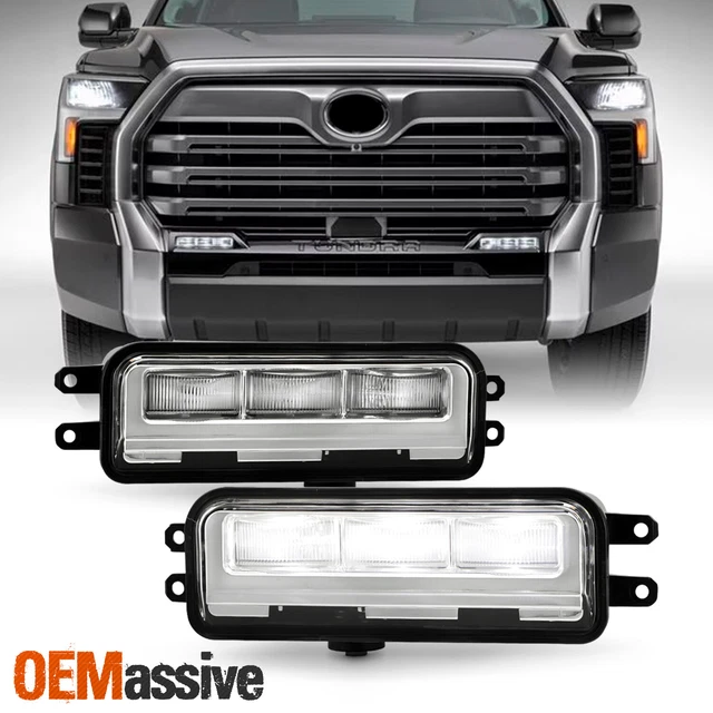 FOR 2022 2023 2024 Toyota Tundra [Full LED] Fog Light Front Lamp w
