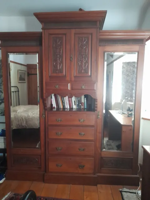 Antique Compactum Wardrobe and Drawers (collection in London or Somerset)