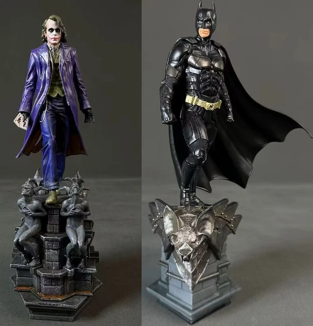 STATUE FIGURINE BATMAN vs THE JOKER Arkham city LUXE Film Super héros comics EUR 89,00 - FR