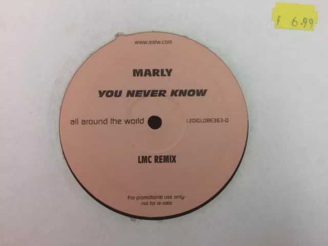 Classic 12" Vinyl E.p - Marly - You Never Know - All Around The World - Dance Ep