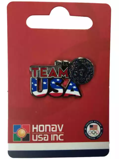 2020 Estate Olimpiadi Tokyo Giappone " Team USA " Pittogramma Metallo Bavero