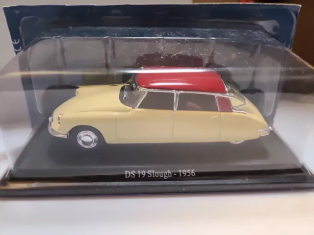 Voiture Citroen Ds 19 Slough 1956 Uh Pour Atlas 1:43 Neuf Boite