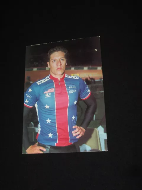 Carte postale cp postcard cyclisme cycling NOTHSTEIN CHAMPION  KEIRIN 1994 USA