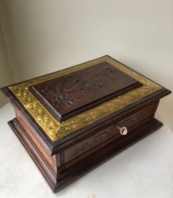 Vintage Bombay Co. Coffret à bijoux armoire organisateur de