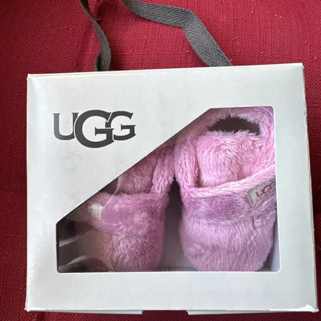 UGG Pink Baby Bixbee Boots Size 02/03 (6-12 Months) US SELLER BRAND NEW with box