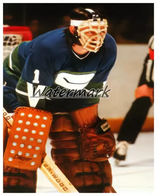 NHL 1970's Duncan Dunc Wilson Vancouver Canucks Game Action Color 8 X 10 Photo