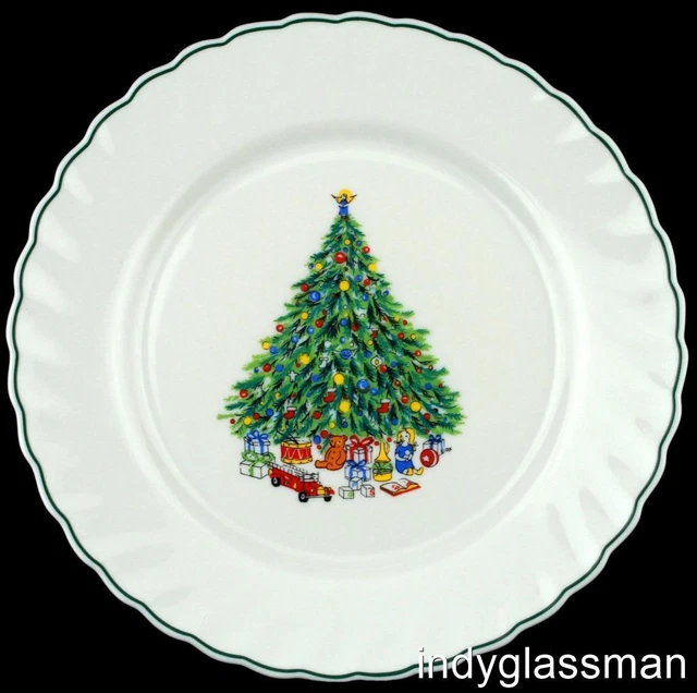 Salem Porcelle (Arcopal France) NOEL CHRISTMAS TREE Dinner Plate UNUSED (9 left)