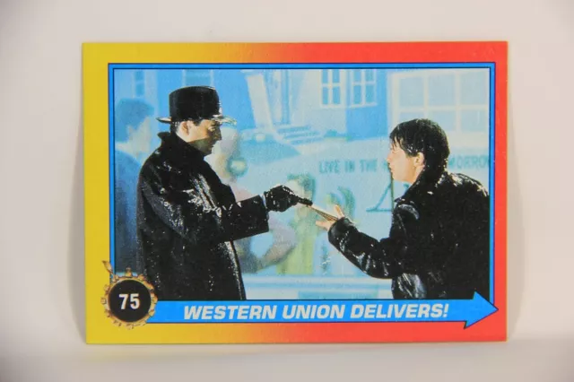 Back To The Future II 1989 Trading Card #75 Western Union Delivers L009451