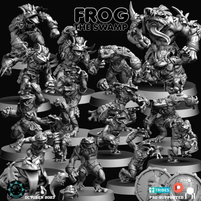 ‘Frog- The Swamp' A Slan compatible Fantasy Football Team  - Realm Of Paths