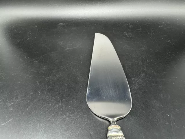 Tiffany & Co. Chrysanthemum Sterling Silver Handle Cake Knife 10 1/2" 2