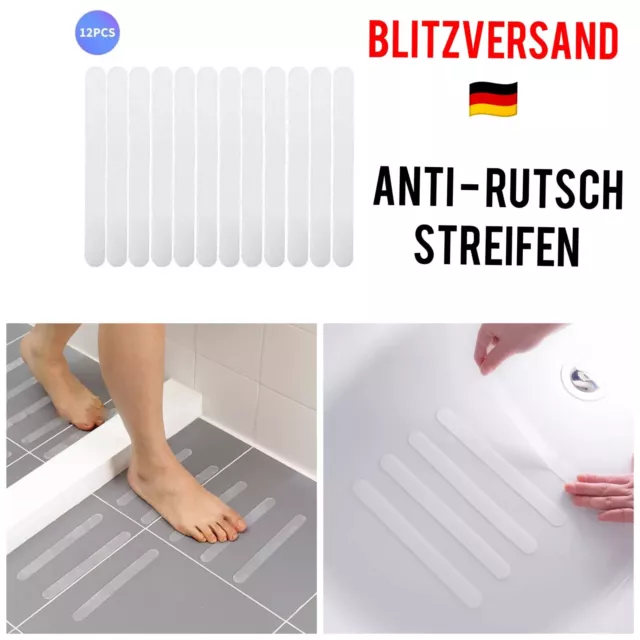 12X ANTI-RUTSCH PADS rund Badewanne Dusche Treppe selbstklebend rutschfest  EUR 6,90 - PicClick DE