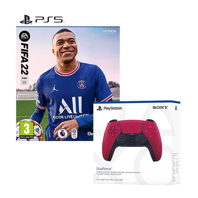 FIFA 22 & DualSense Controller Cosmic Red (PS5)  NEW AND SEALED - FREE POSTAGE