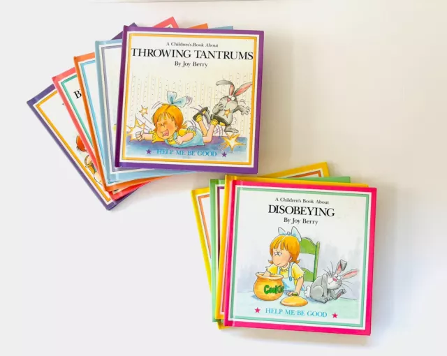 Help Me Be Good" Hardcover Books Lot 9 by Joy Berry Behavior Manners