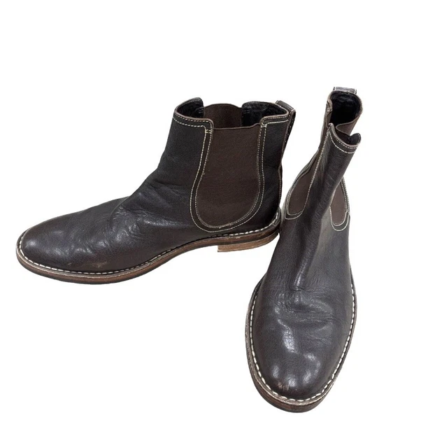 COLE HAAN MEN’S brown leather ankle boots size 13 SKU 3821 £31.28 ...
