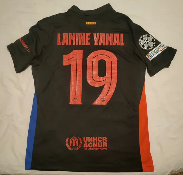 Maglia Barcellona Lamine Yamal Per Bambini - Set Completo Con Maglia, Pantaloncini, Calze E Parastinchi - Foto 14