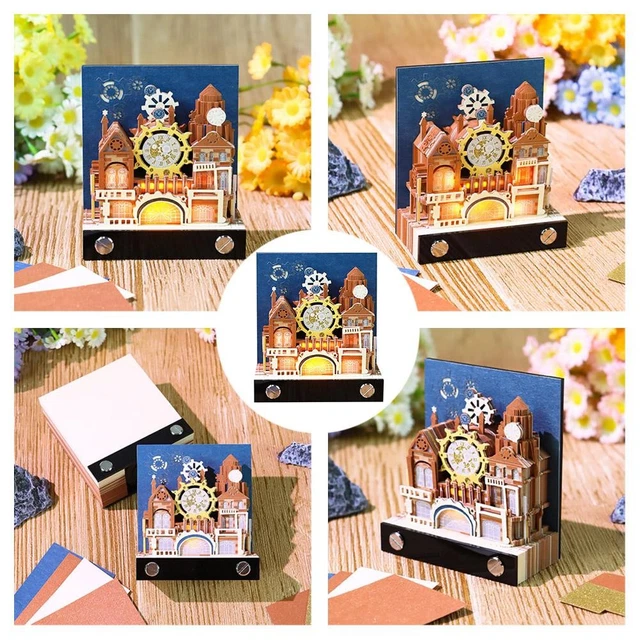 2026 DESK CALENDAR, 3D Tear-away Calendar, Paper Carving Art Memo Pad Notep I5K7 £18.34