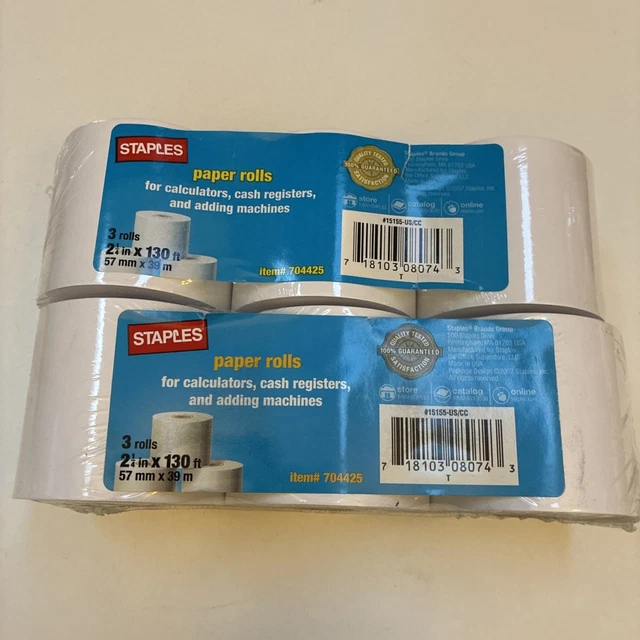 Upgrade Office Supply UPG3003B Adding Machine Rolls, 2-1/4 X