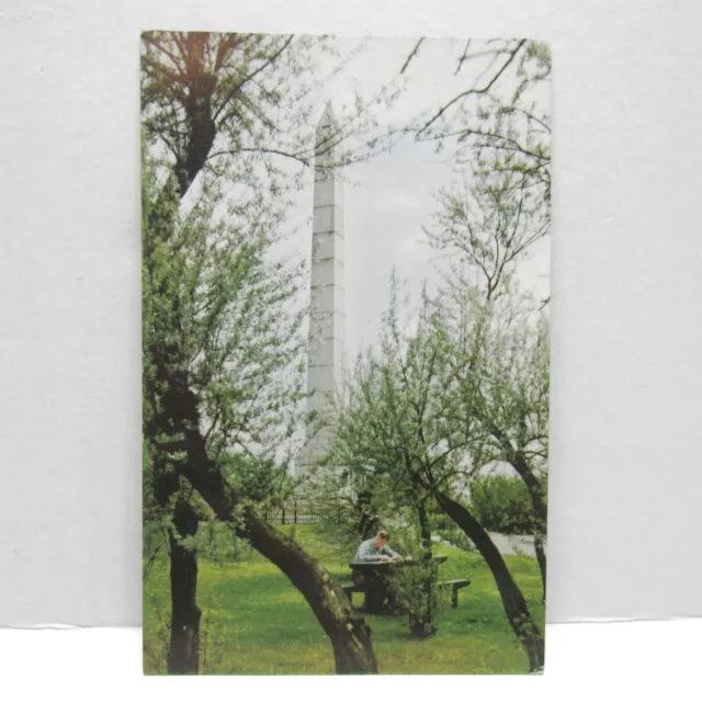 Postcard Vintage Fort Meigs Monument Perrysburg Ohio Landmark Tower Collectible