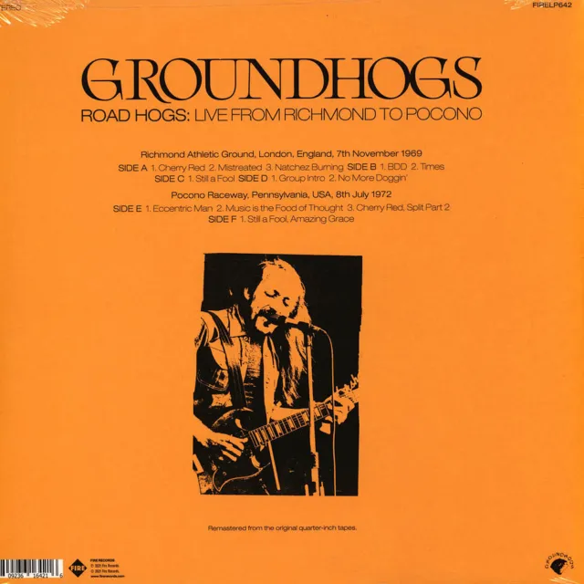 The Groundhogs - Roadhogs: Live From Richmond (Vinyl LP - 2021 - UK - Original) 2