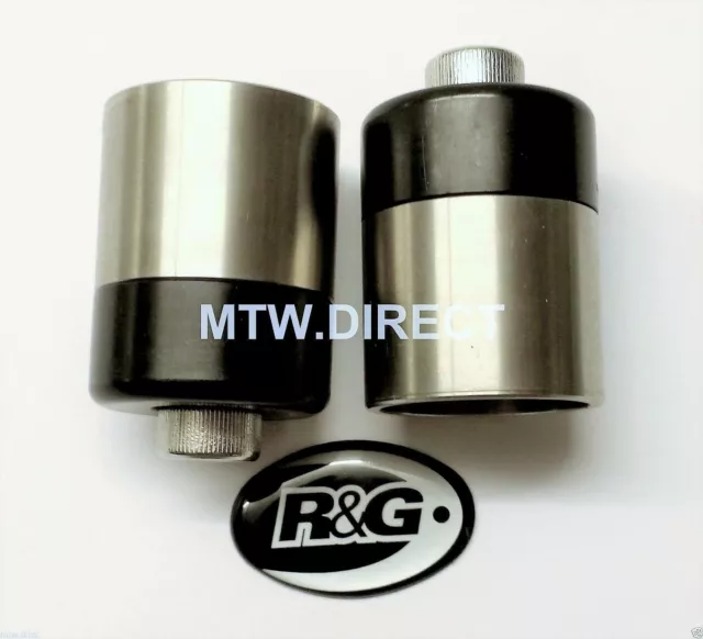 R&G RACING BAR END SLIDERS / WEIGHT ENDS  for  KAWASAKI GPZ 500 1988 -2004 2