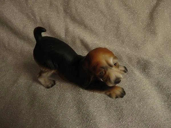Vintage Cocker Spaniel Puppy Ceramic Figurine Dog