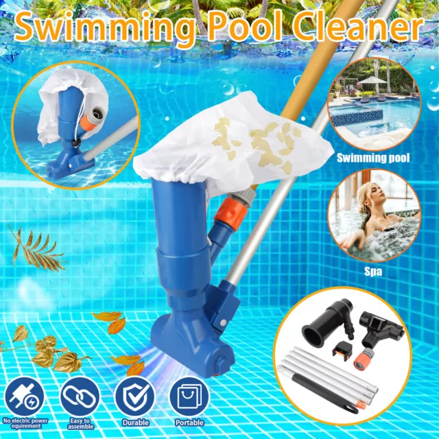 Pool Reinigungsset Pool Bodensauger Poolreiniger Vakuum Poolsauger Bodenreiniger