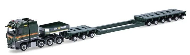 Châssis Camion Mercedes Arocs 8x8 échelle HO 1/87 - Sans Cabine, Pour Modélisme