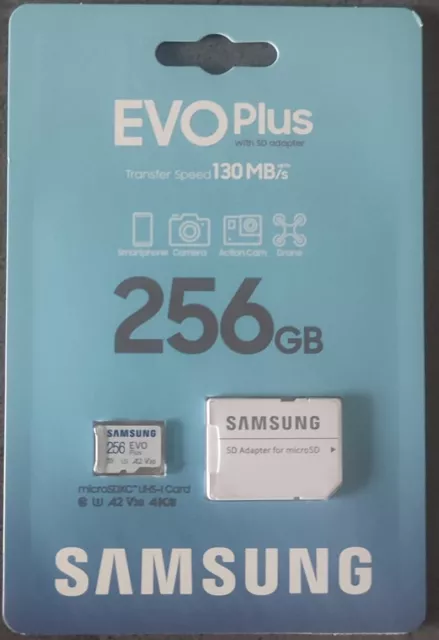 Samsung Evo Plus microSD (256GB) + SD Adapter