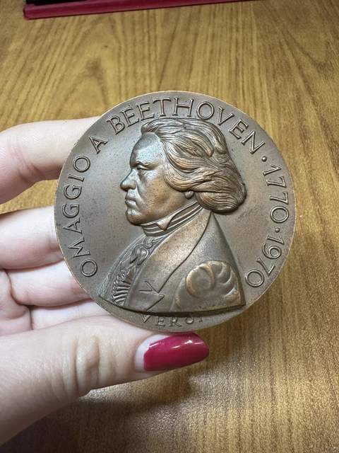 Medal Johnson San Marino Free A Ludwig Van Beethoven 1770 1970 Guido Veroi