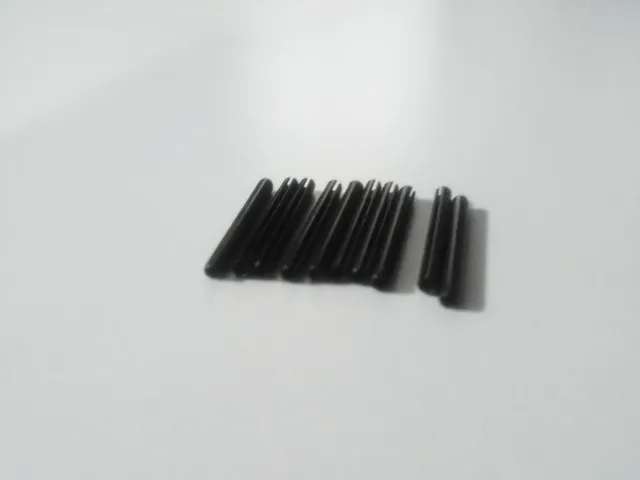 10X Black Slotted Spring Roll Pin  3/32 x 5/8    High Carbon Steel