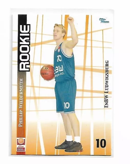 BBL Playercard - 01-02 Rookie - Phillip Wildermuth - EnBW Ludwigsburg #R 121