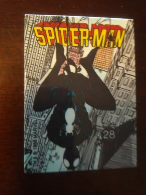 Marvel Universe Series 1 Sticker #28 Spider-Man 1986 Comic Images MINT